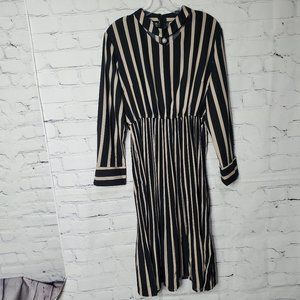 Meiling Plus Women's Striped Dress